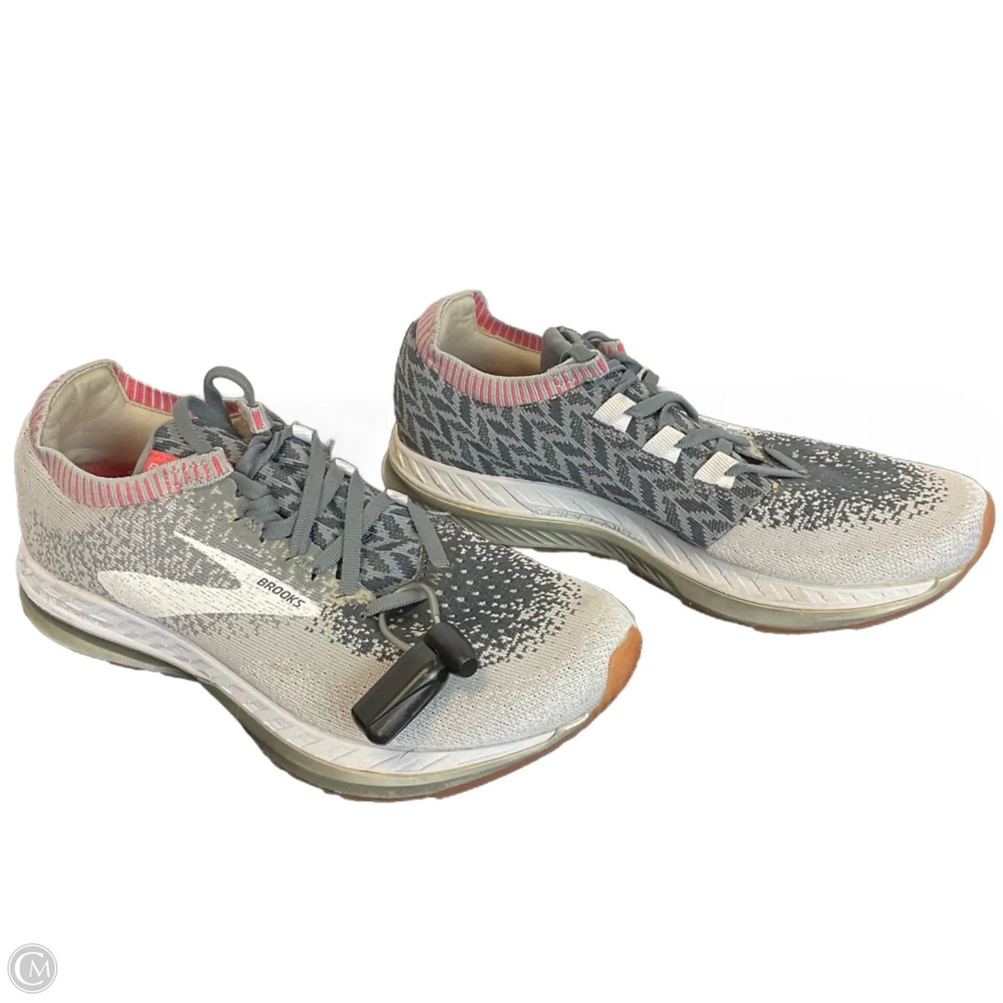 Shoes Athletic By Brooks In Grey, Size: 8.5