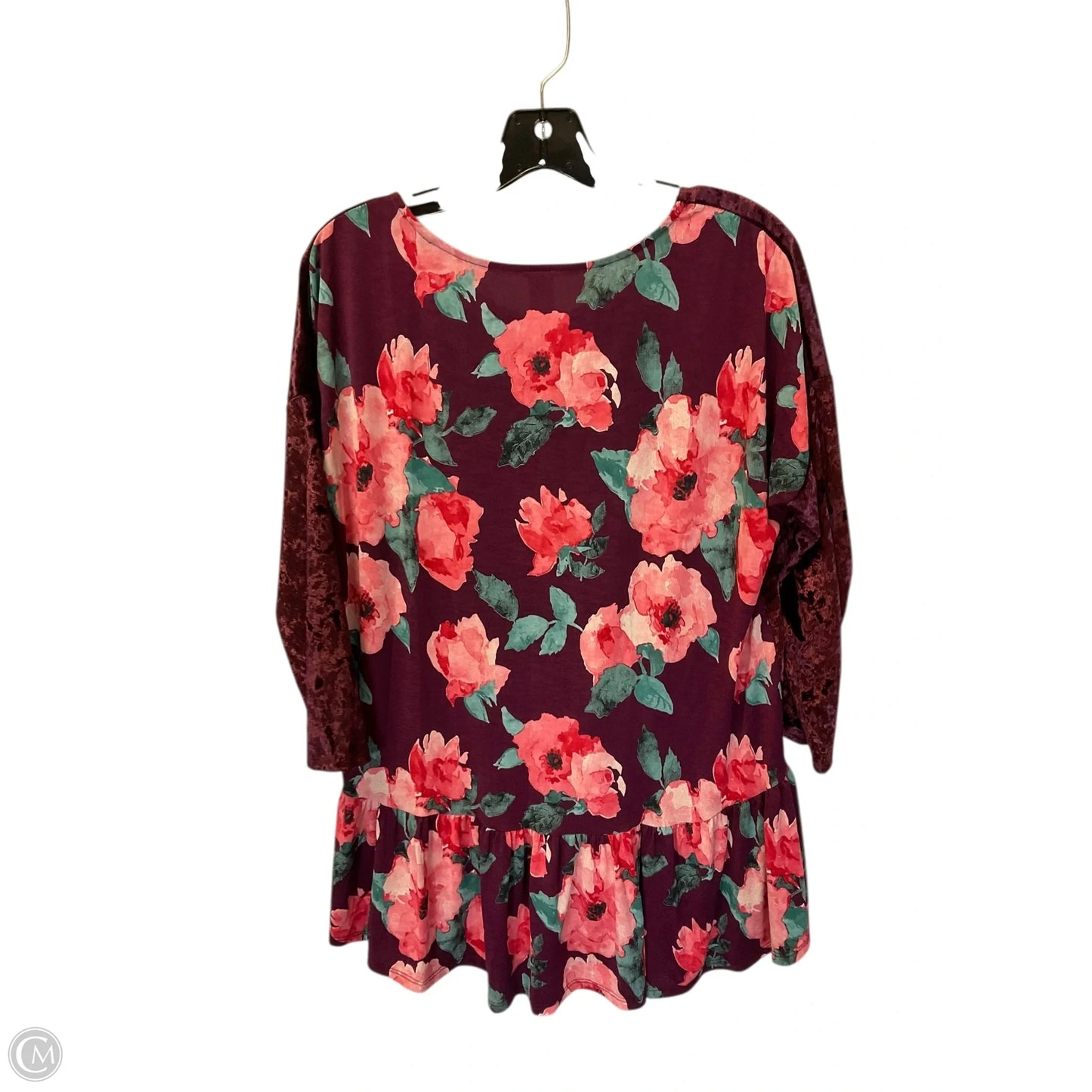 Top Long Sleeve By Honeyme In Red, Size: S