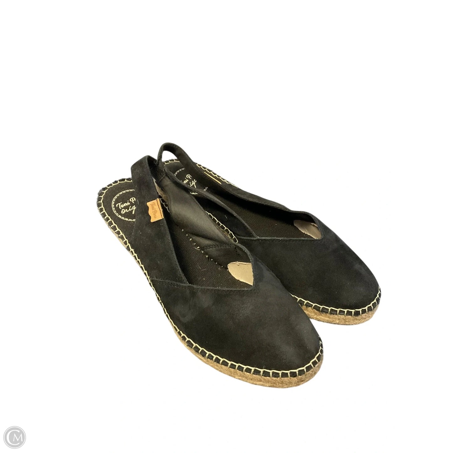 Shoes Heels Wedge By Clothes Mentor In Black, Size: 8.5