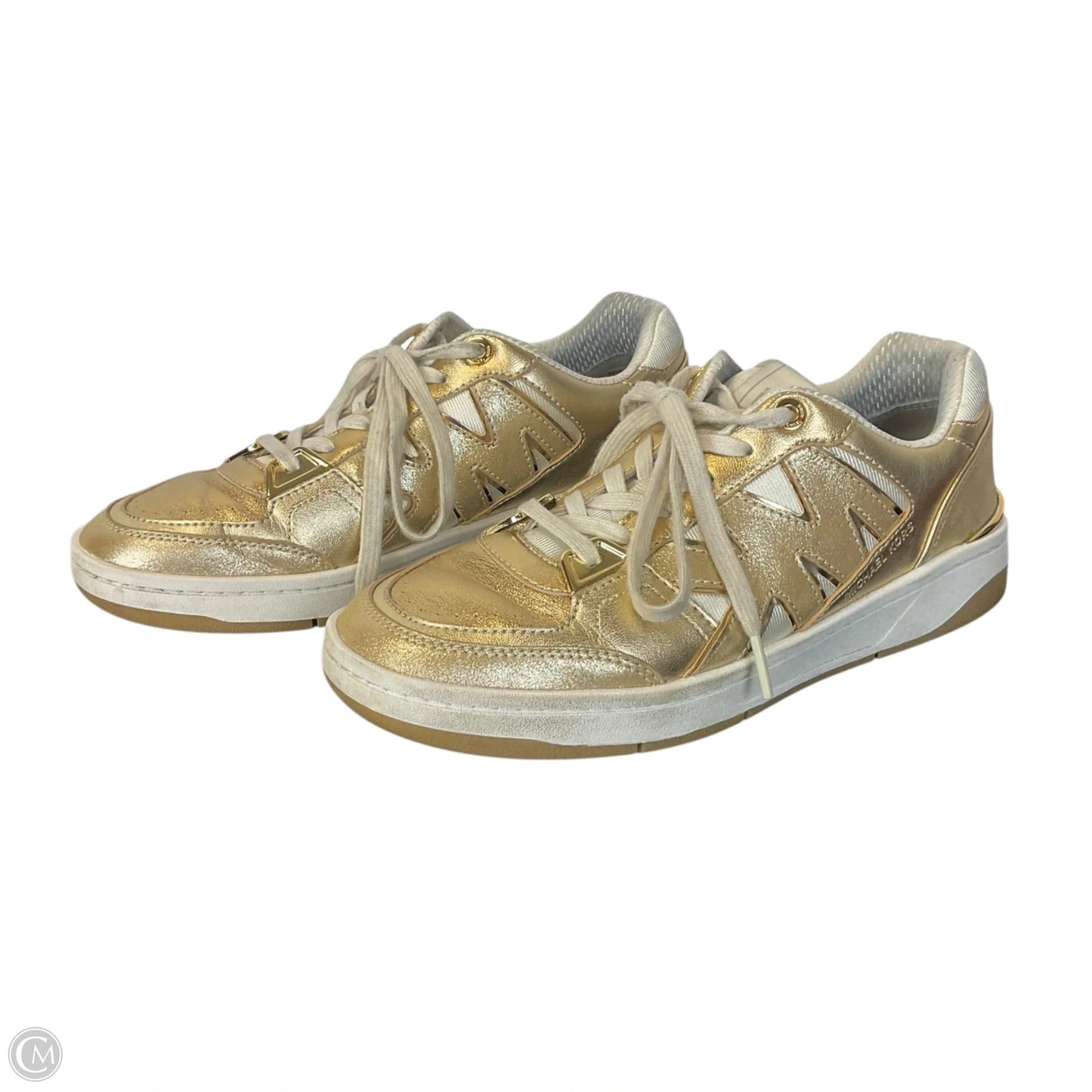 Shoes Designer By Michael Kors Collection In Gold, Size: 7.5