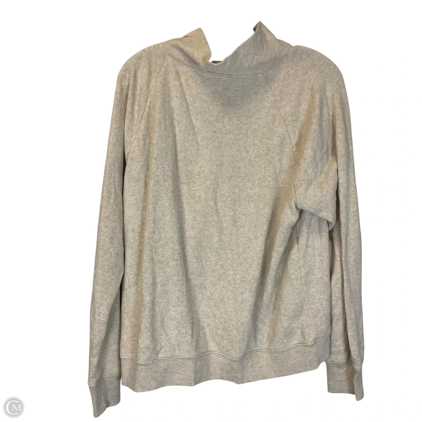 Sweatshirt Collar By J. Crew In Beige, Size: Xl