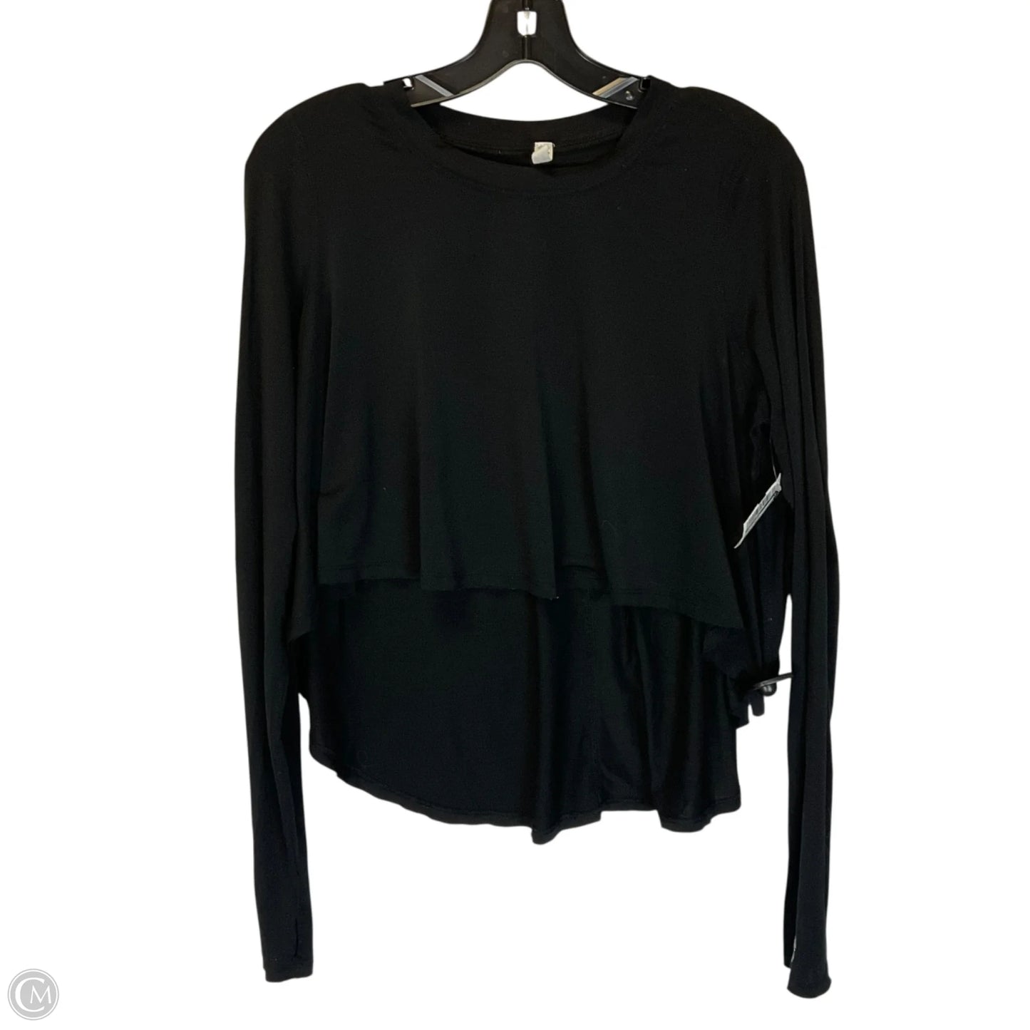 Top Long Sleeve By Free People In Black, Size: S