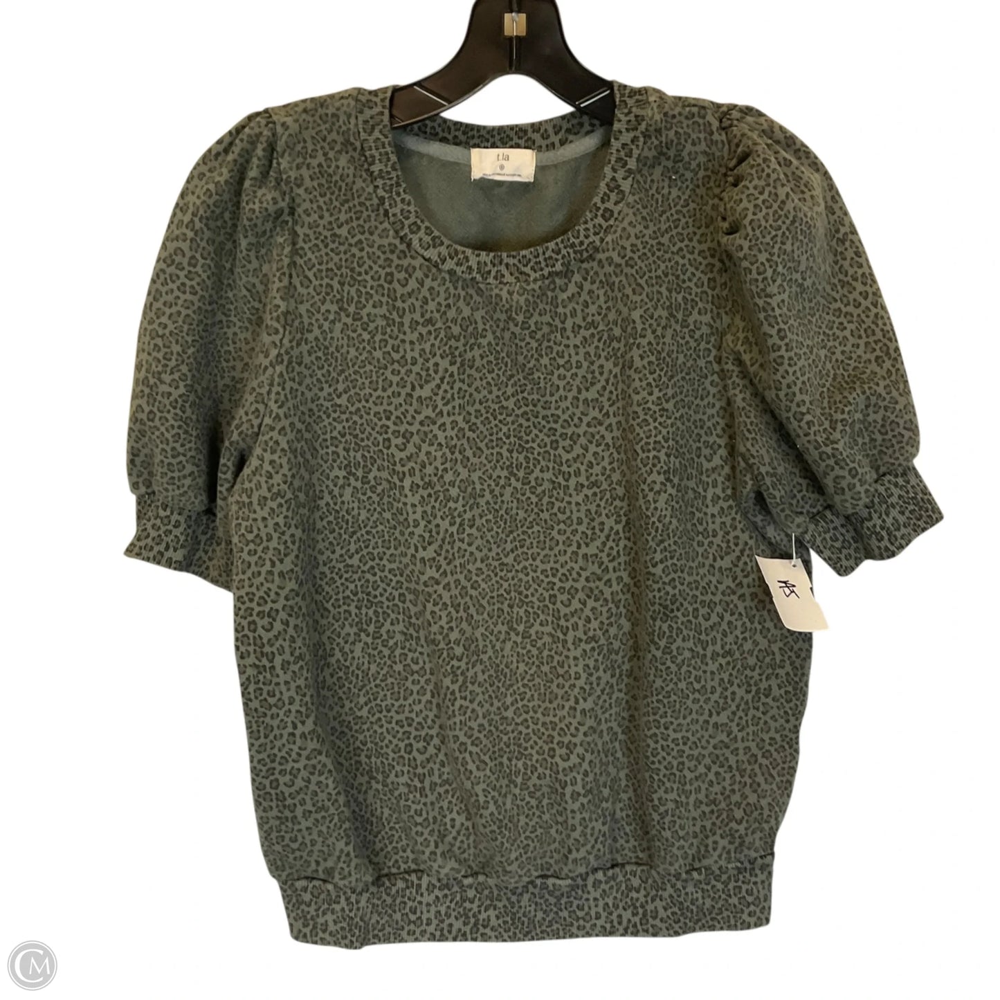 Top Short Sleeve By T.la In Green, Size: S