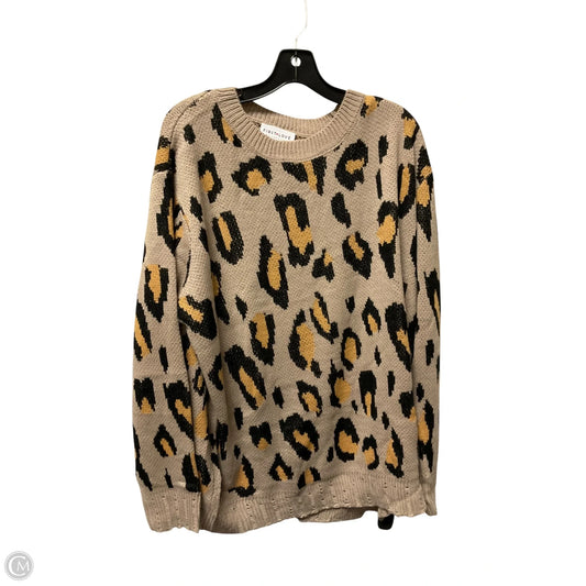 Sweater By First Love In Animal Print, Size: 3x