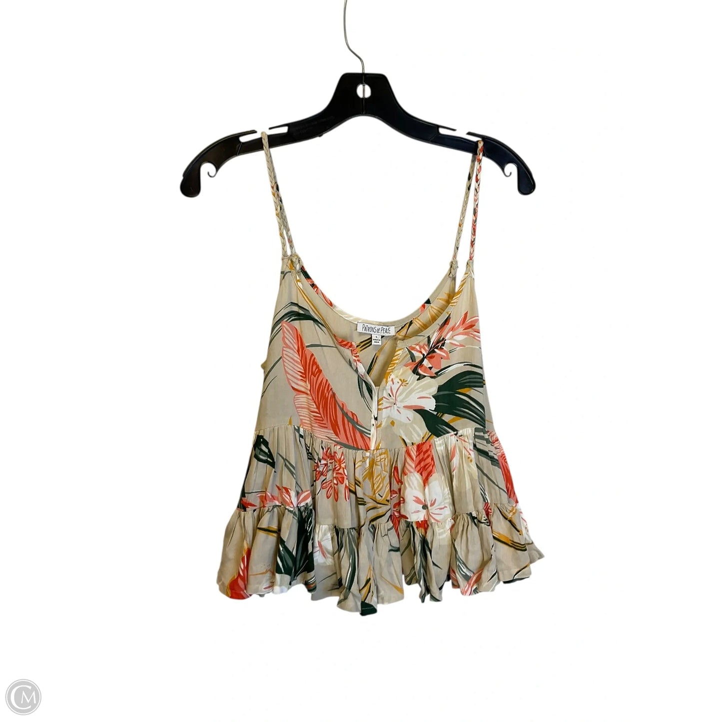 Top Sleeveless By Clothes Mentor In Floral Print, Size: S