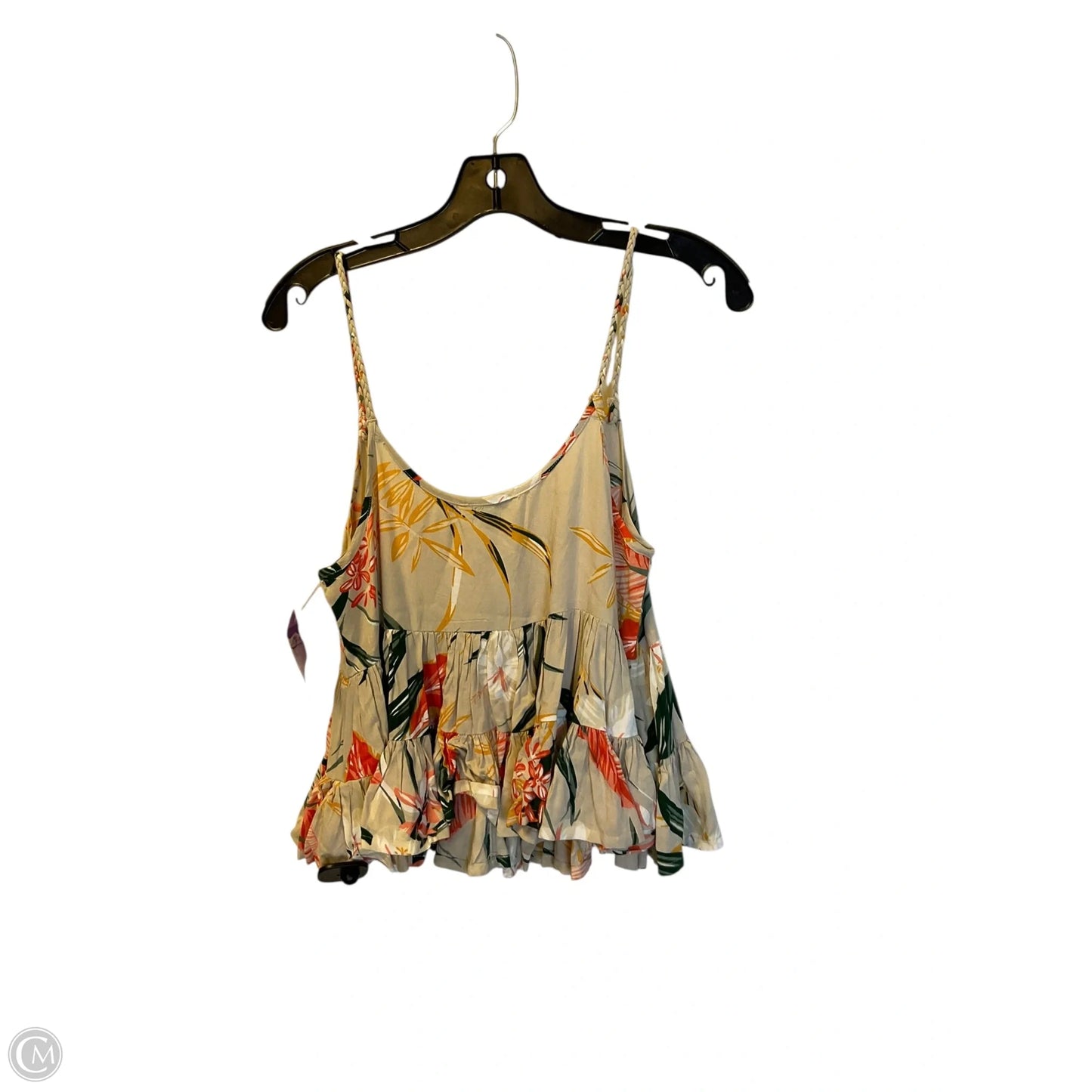 Top Sleeveless By Clothes Mentor In Floral Print, Size: S