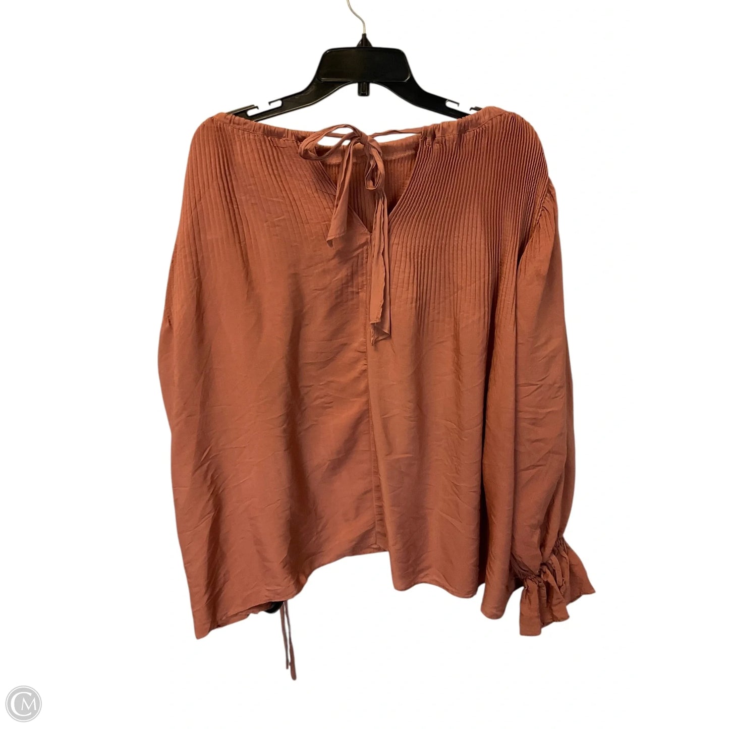 Top Long Sleeve By Mustard Seed In Pink, Size: M