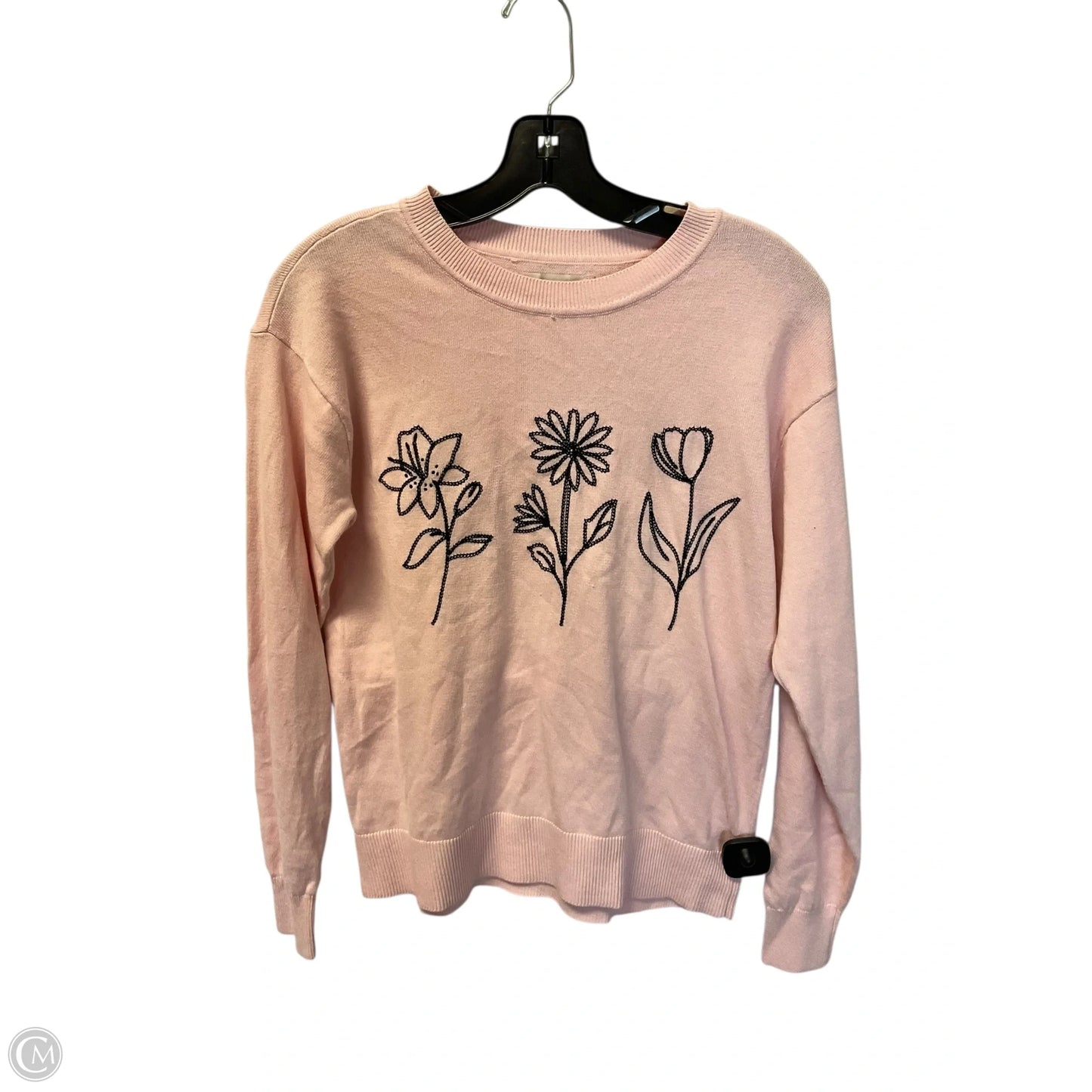 Top Long Sleeve By Loft In Pink, Size: S