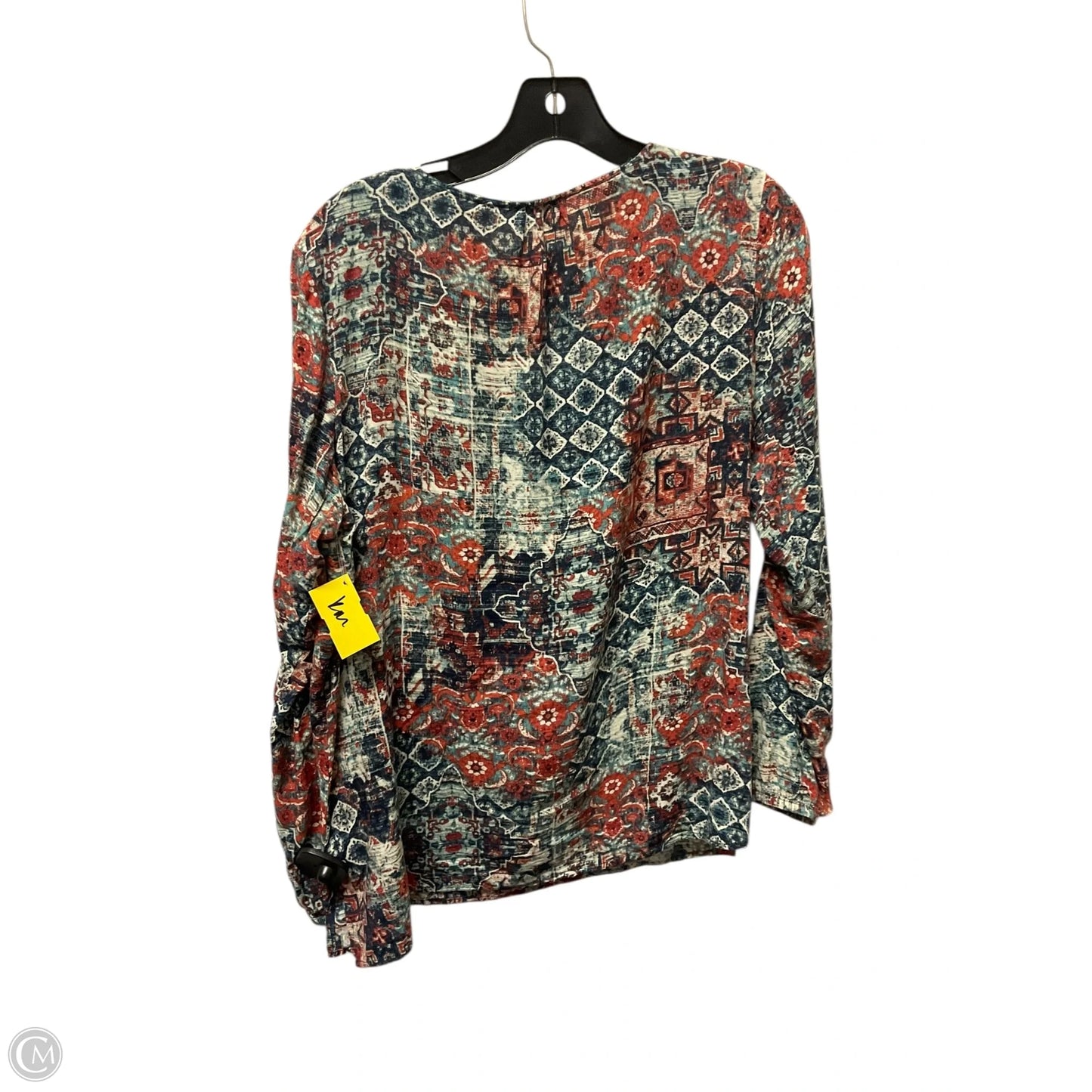 Top Long Sleeve By Crosby In Multi-colored, Size: L