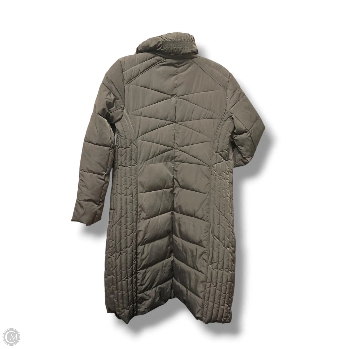 Coat Puffer & Quilted By Guess In Grey, Size: L