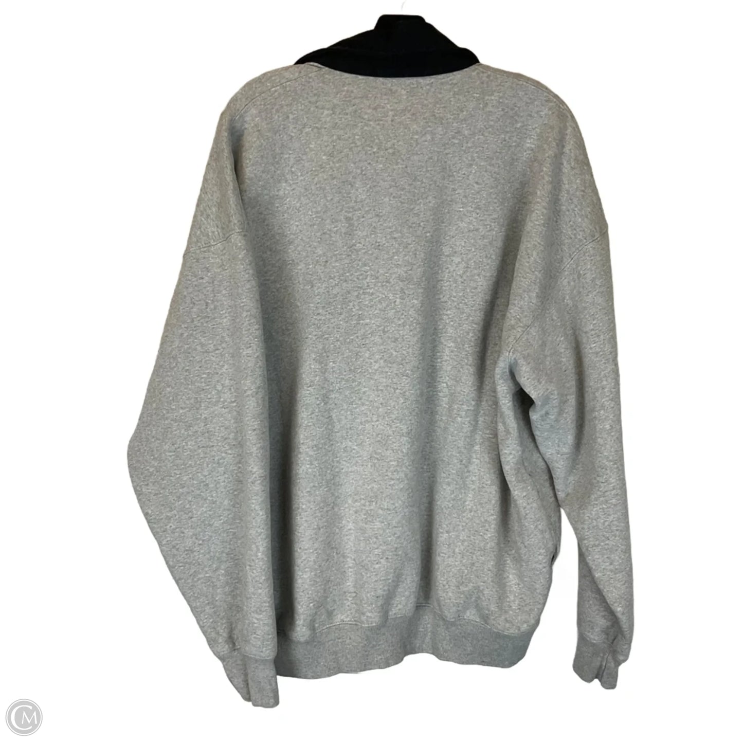 Sweatshirt Collar By Brandy Melville In Grey, Size: Xl