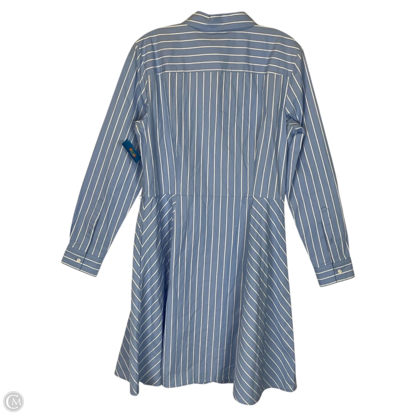 Dress Casual Midi By Brooks Brothers In Blue, Size: 10