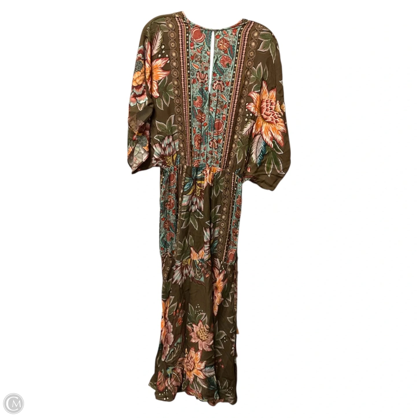 Dress Casual Maxi By Farm Rio In Brown, Size: S