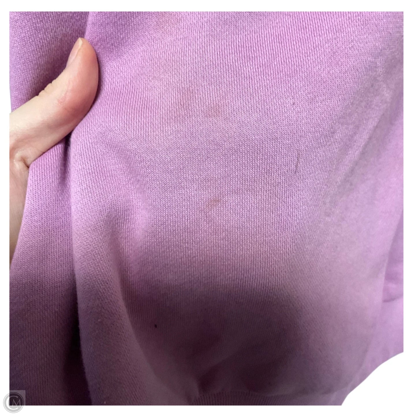 Sweatshirt Hoodie By Adidas In Purple, Size: L