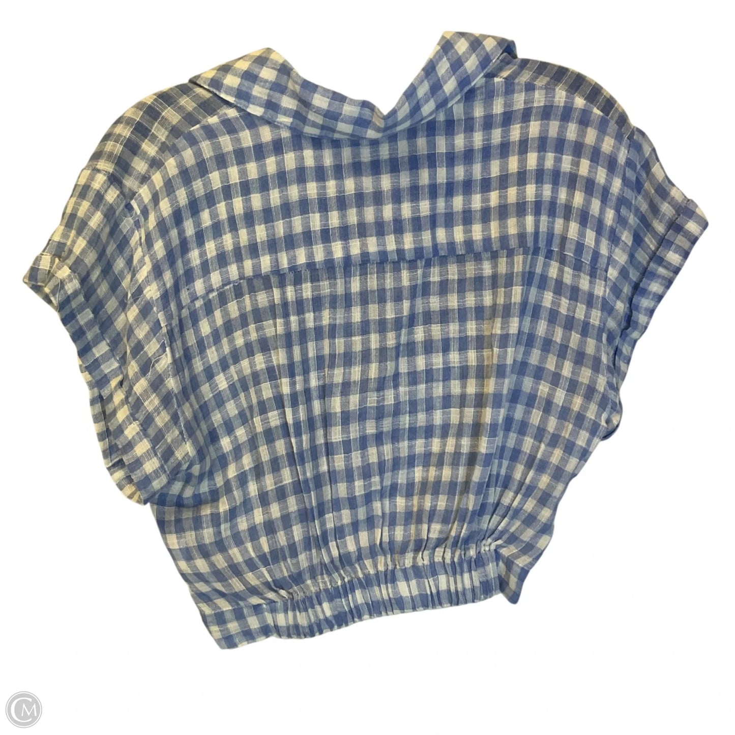 Top Short Sleeve By Olivaceous In Blue, Size: S