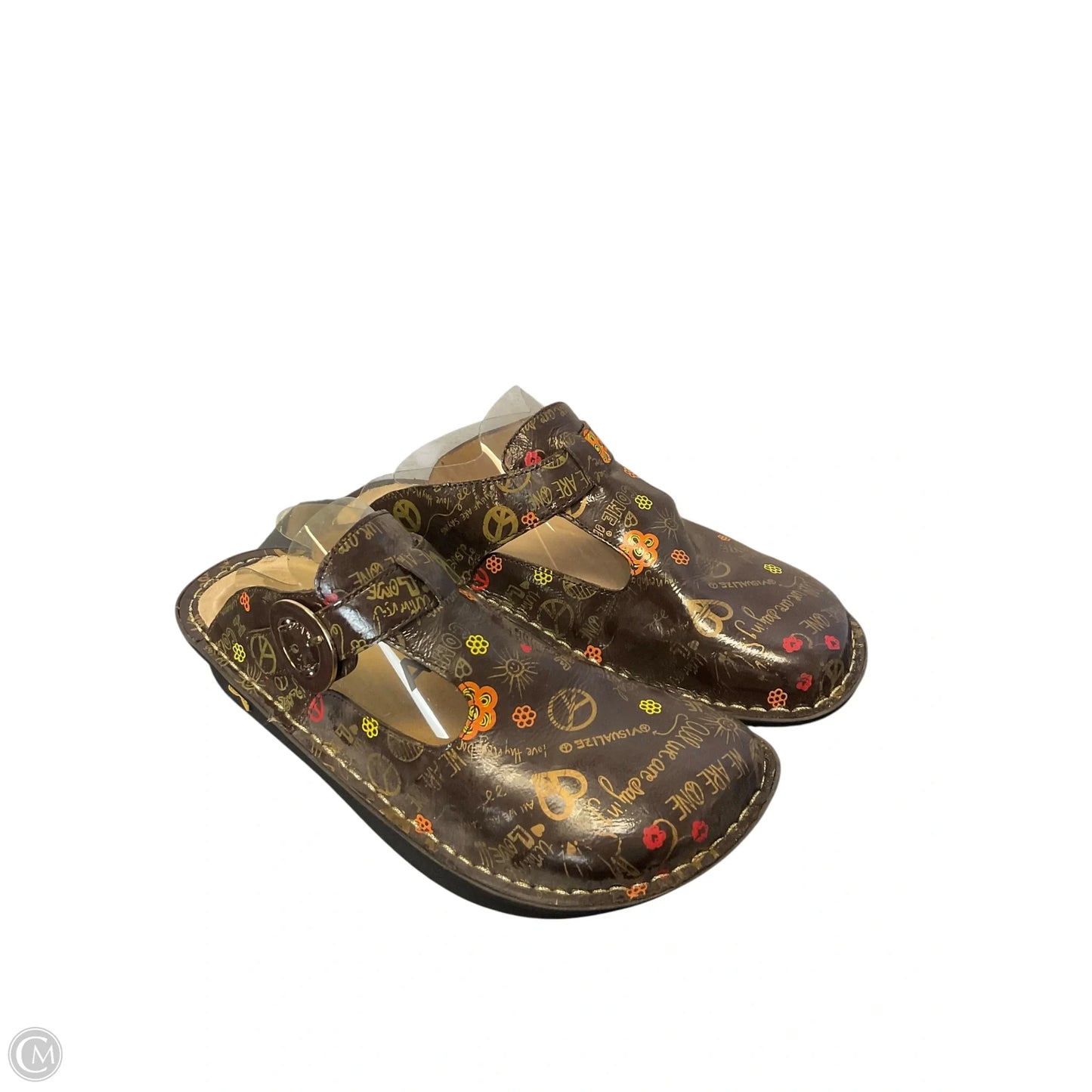 Shoes Heels Wedge By Alegria In Brown, Size: 8.5