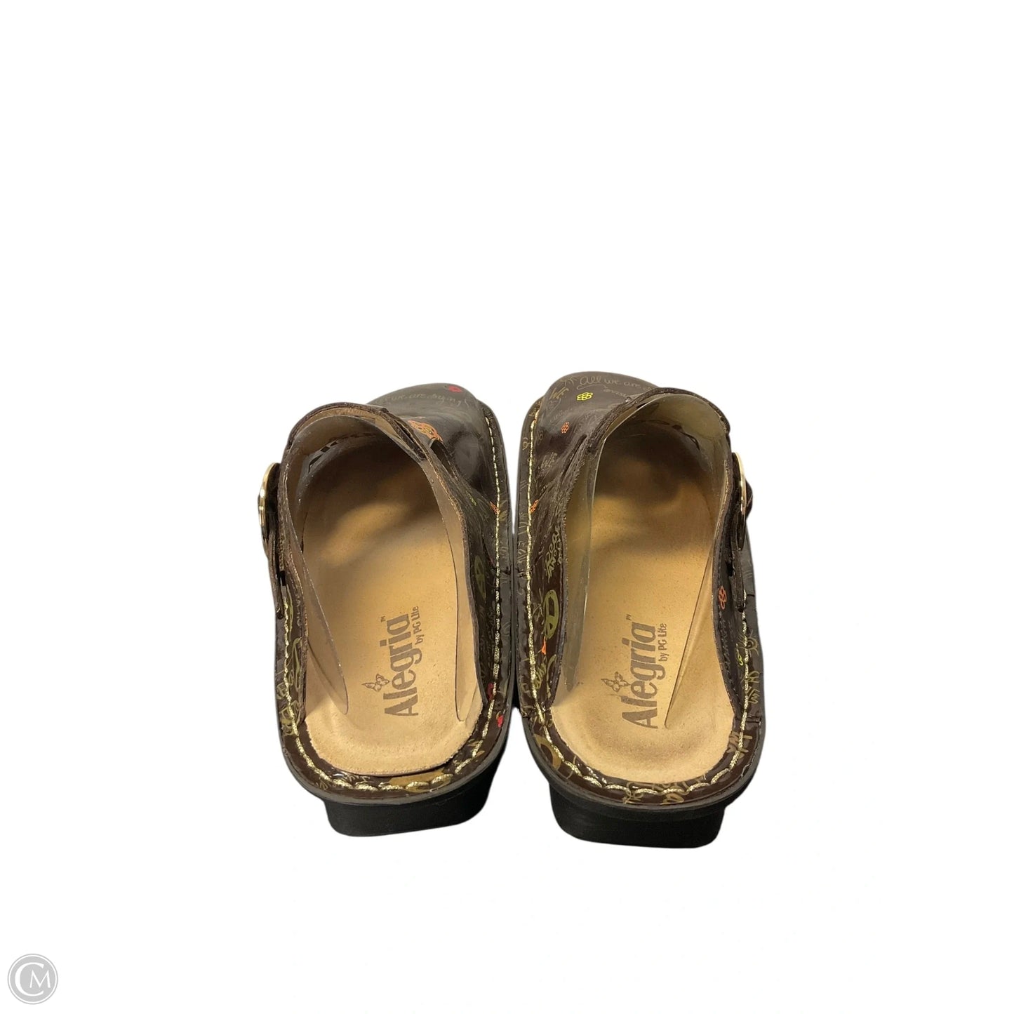 Shoes Heels Wedge By Alegria In Brown, Size: 8.5