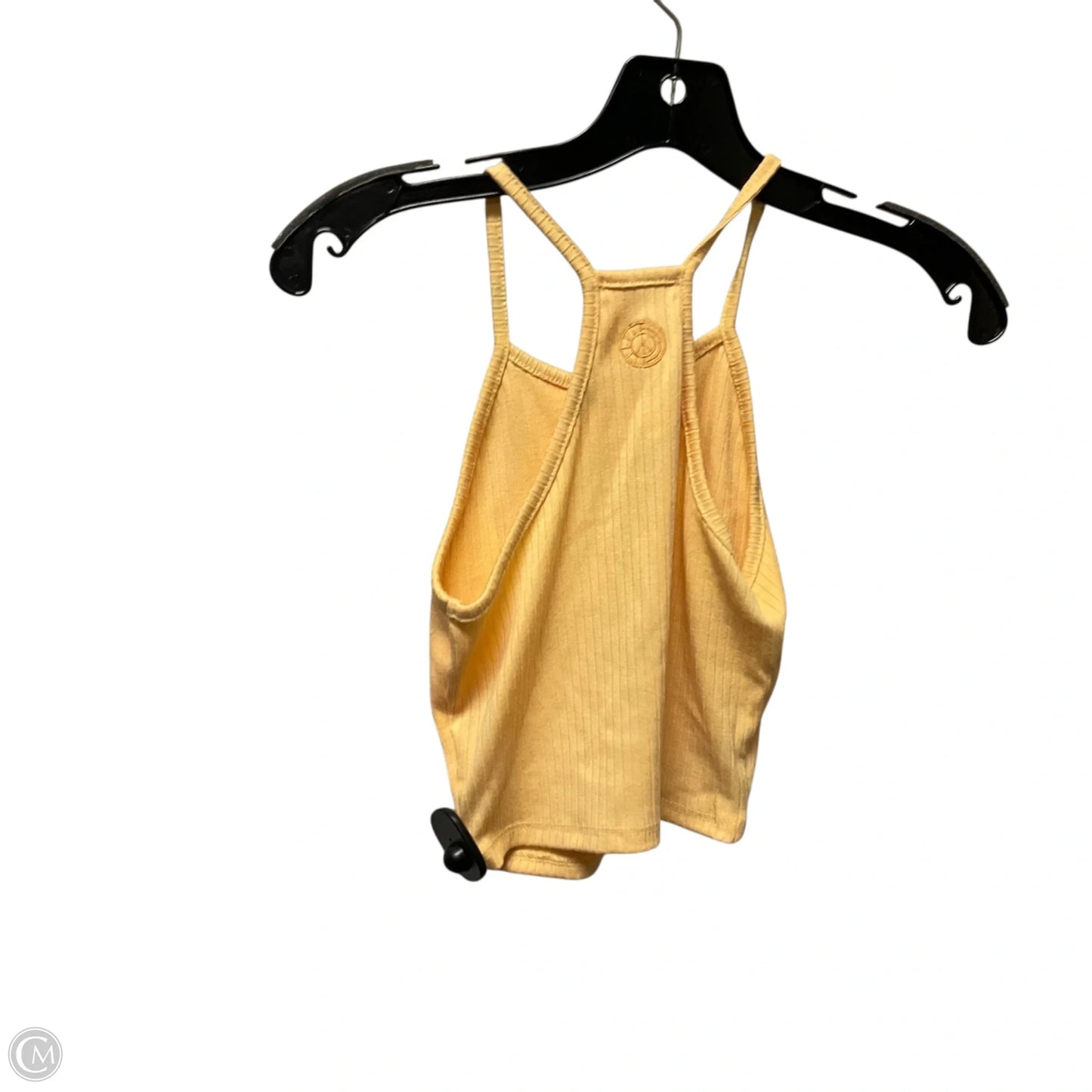 Top Sleeveless By Earthbound In Yellow, Size: S