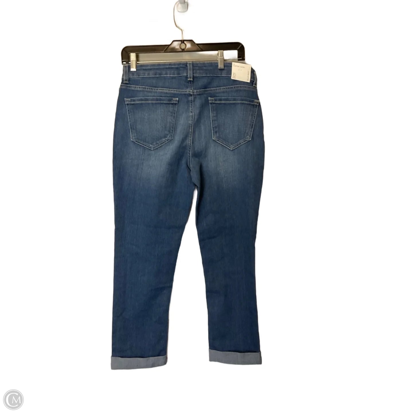 Jeans Straight By Ellen Tracy In Blue Denim, Size: 8