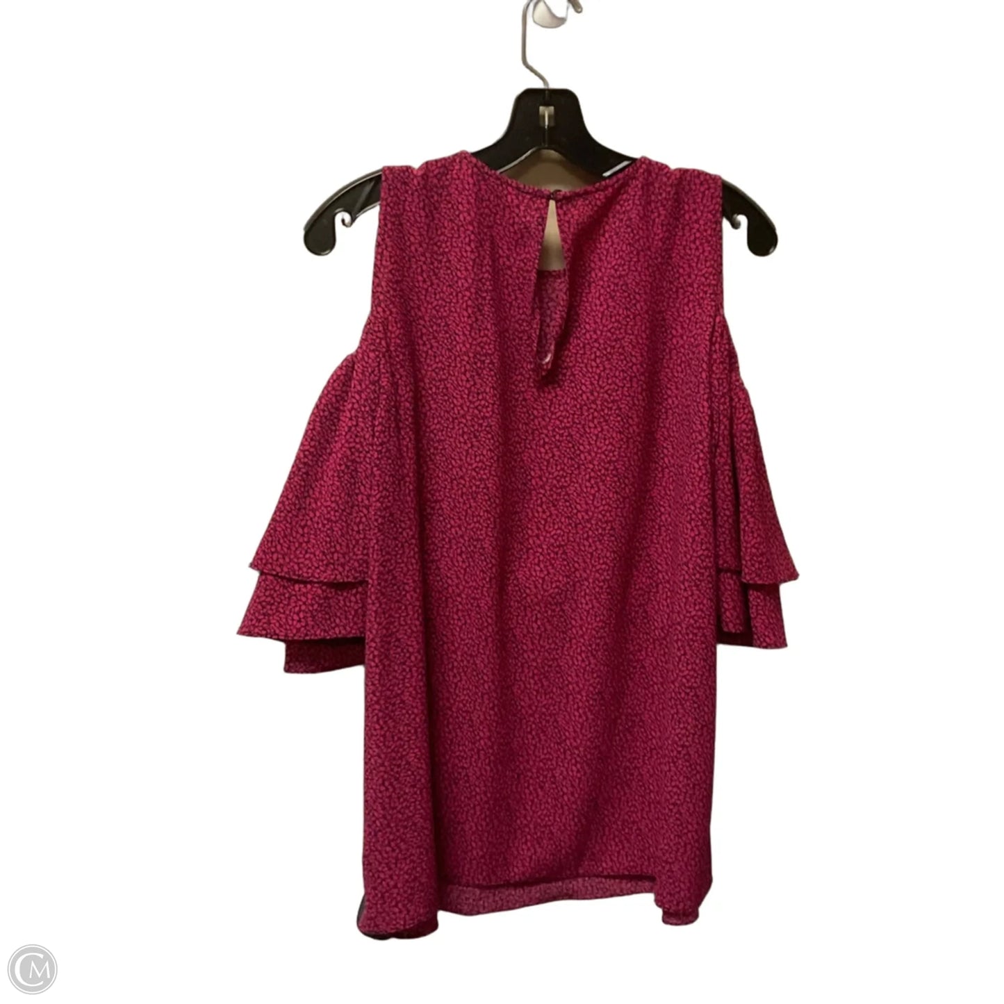 Top Short Sleeve By Michael By Michael Kors In Pink, Size: L