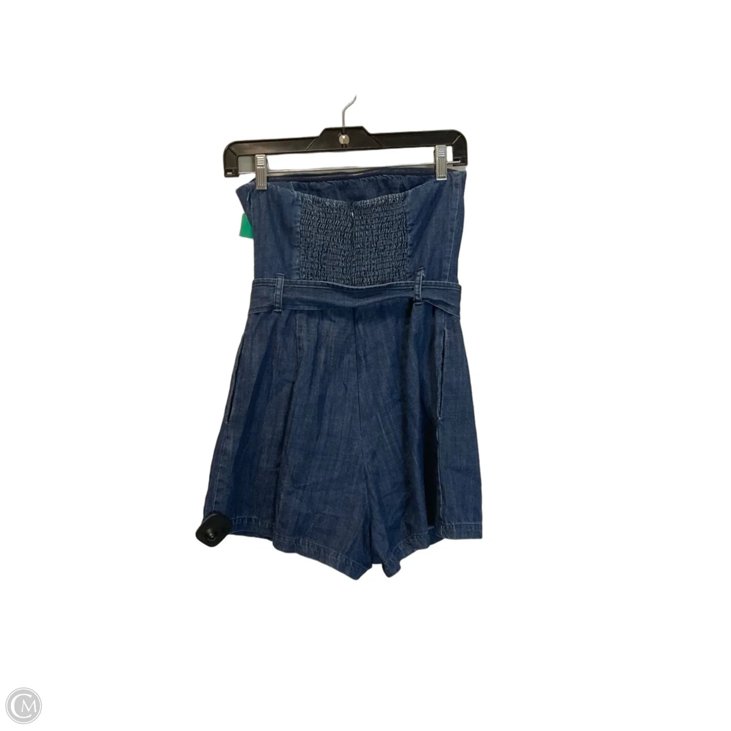Romper By Olivaceous In Blue Denim, Size: S