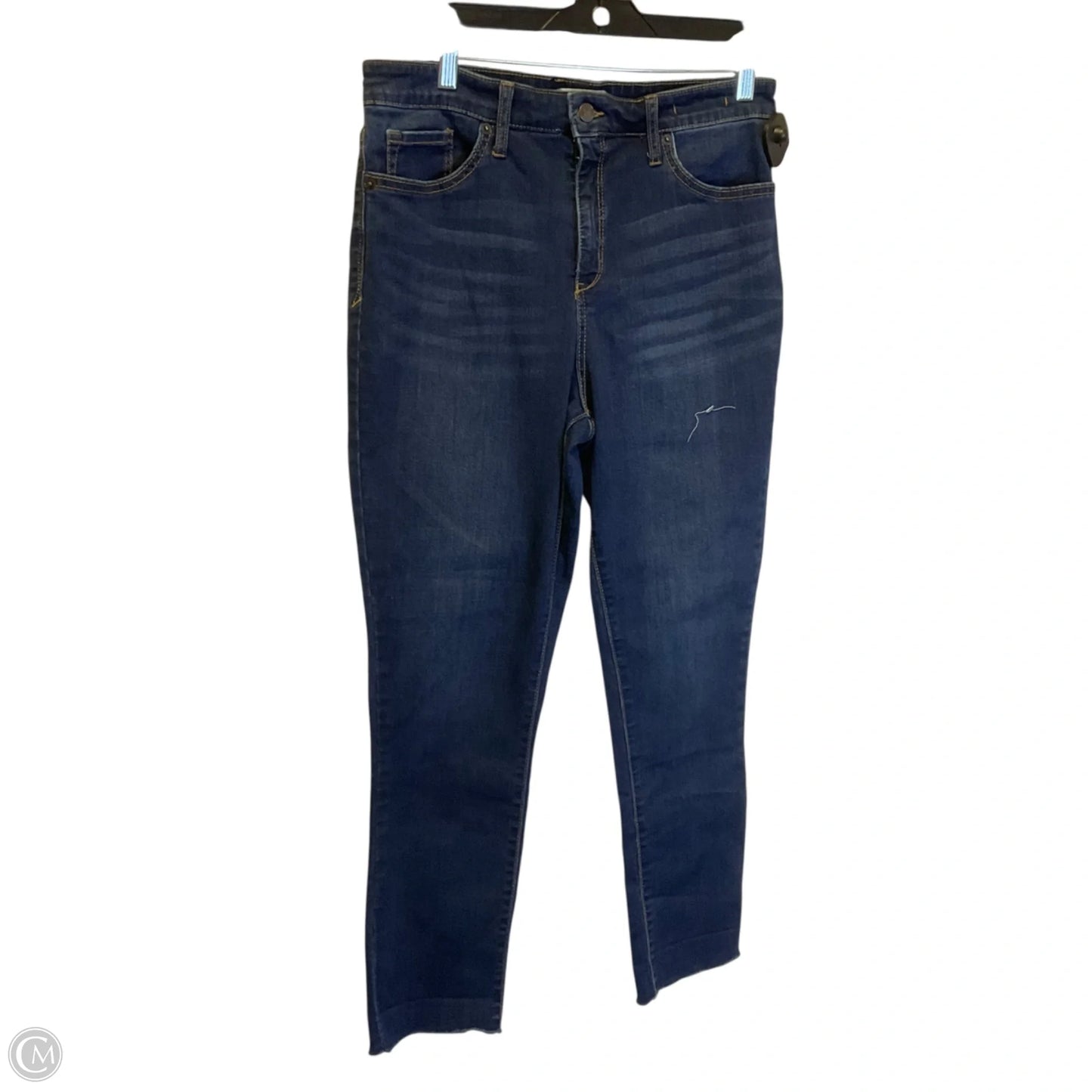 Jeans Skinny By Crown And Ivy In Blue Denim, Size: 12