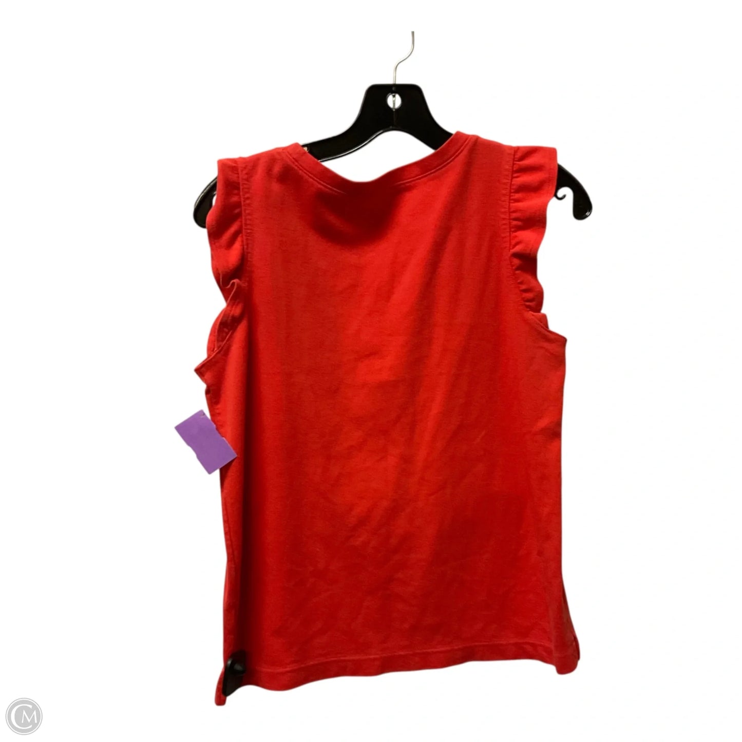 Top Sleeveless By J. Crew In Red, Size: S