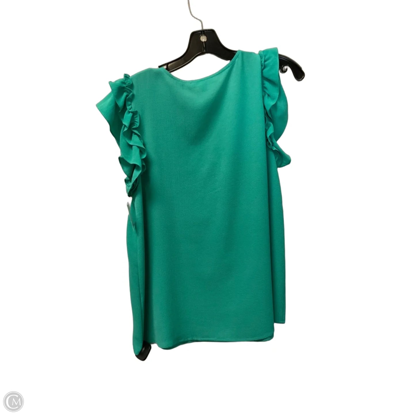 Top Short Sleeve By Mine In Green, Size: L