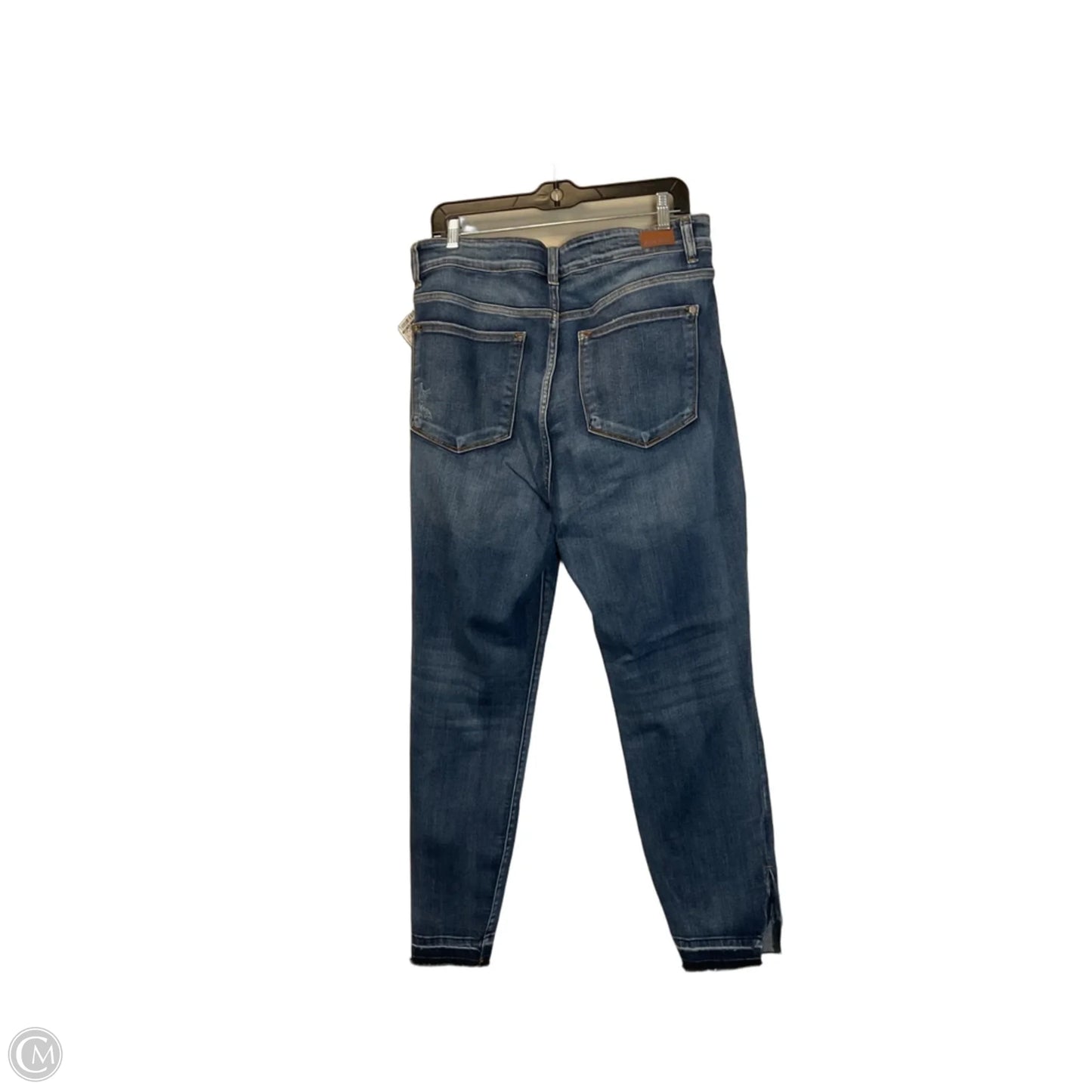 Jeans Skinny By Judy Blue In Blue Denim, Size: 14