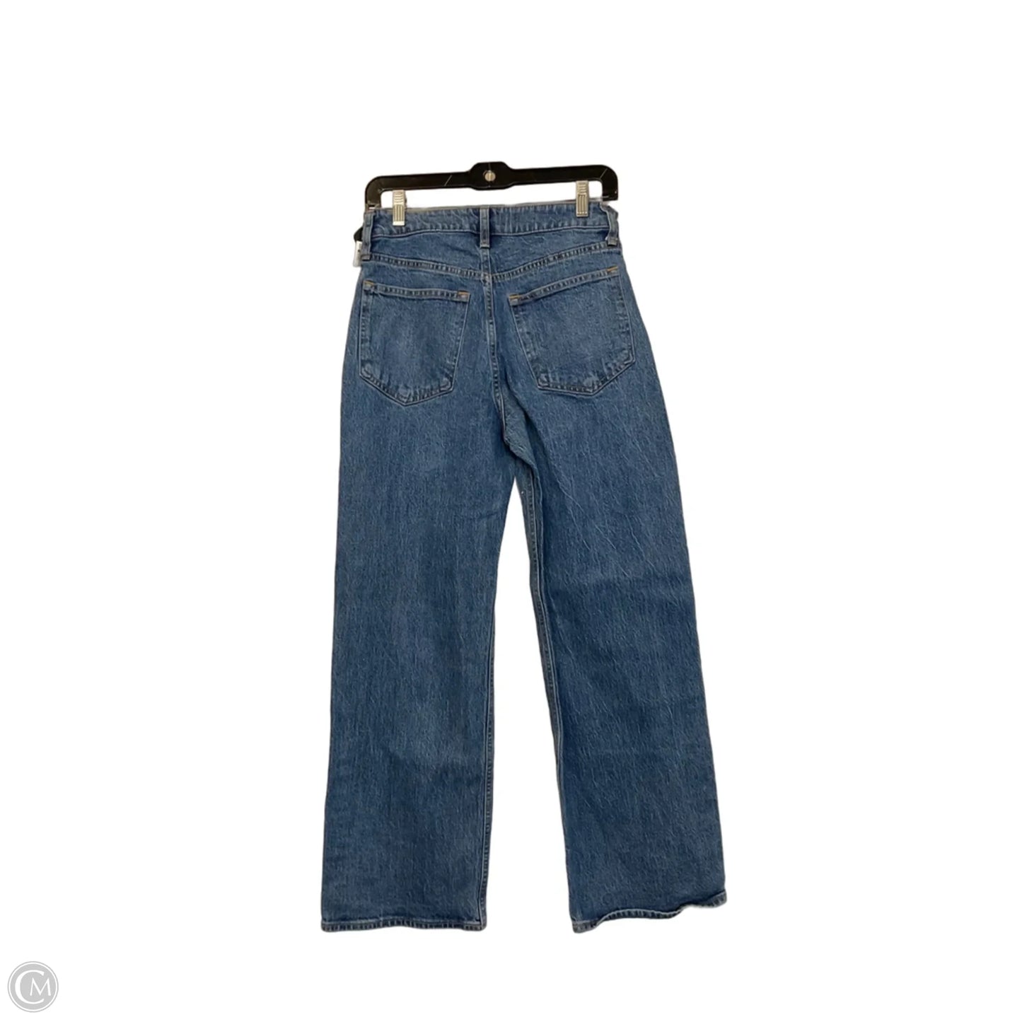 Jeans Wide Leg By Abercrombie And Fitch In Blue Denim, Size: 6