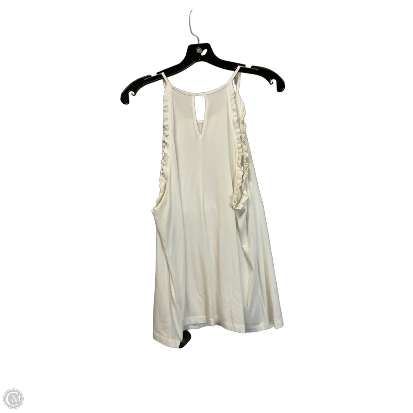 Top Sleeveless Designer By Lilly Pulitzer In White, Size: Xl