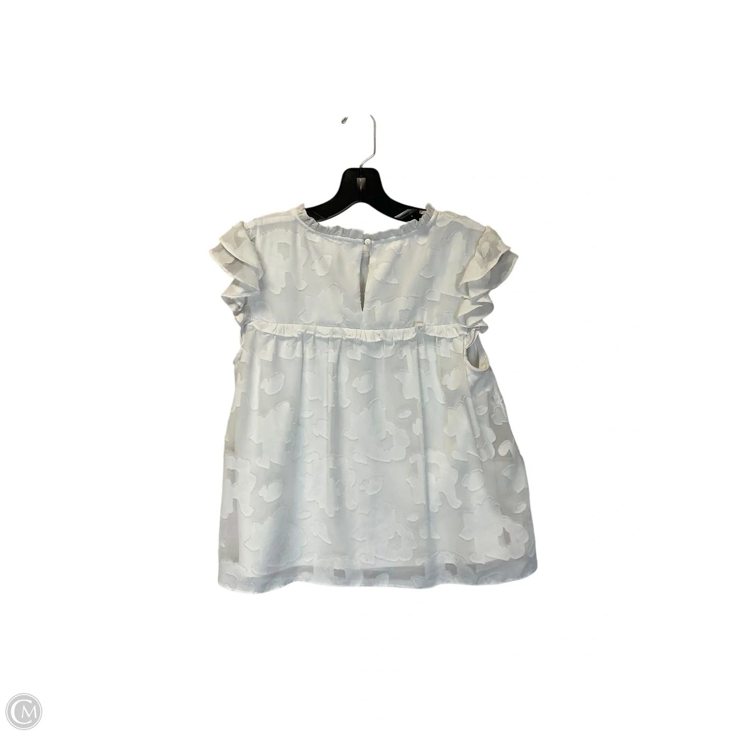 Top Sleeveless By Lc Lauren Conrad In White, Size: M