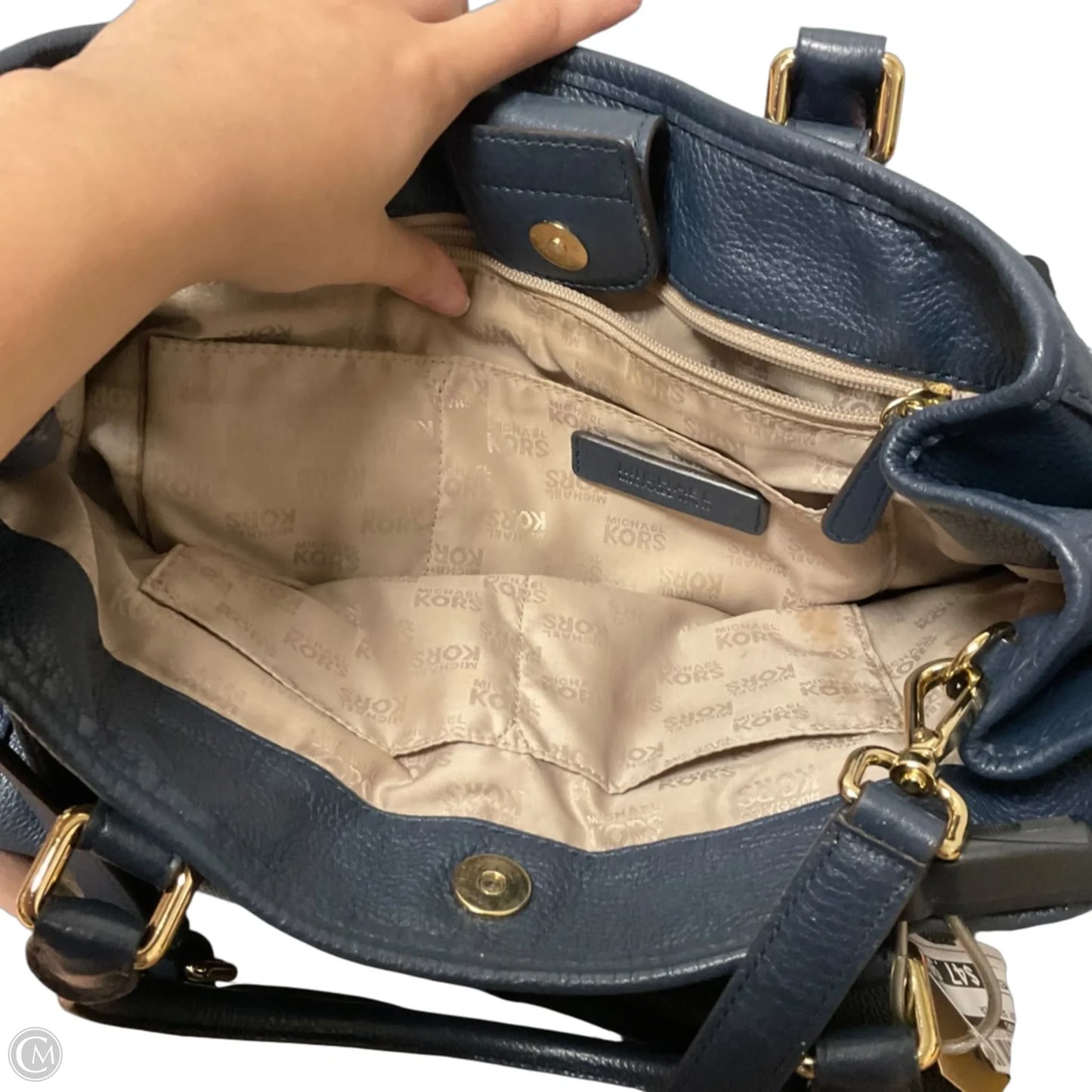 Crossbody Designer By Michael Kors, Size: Medium