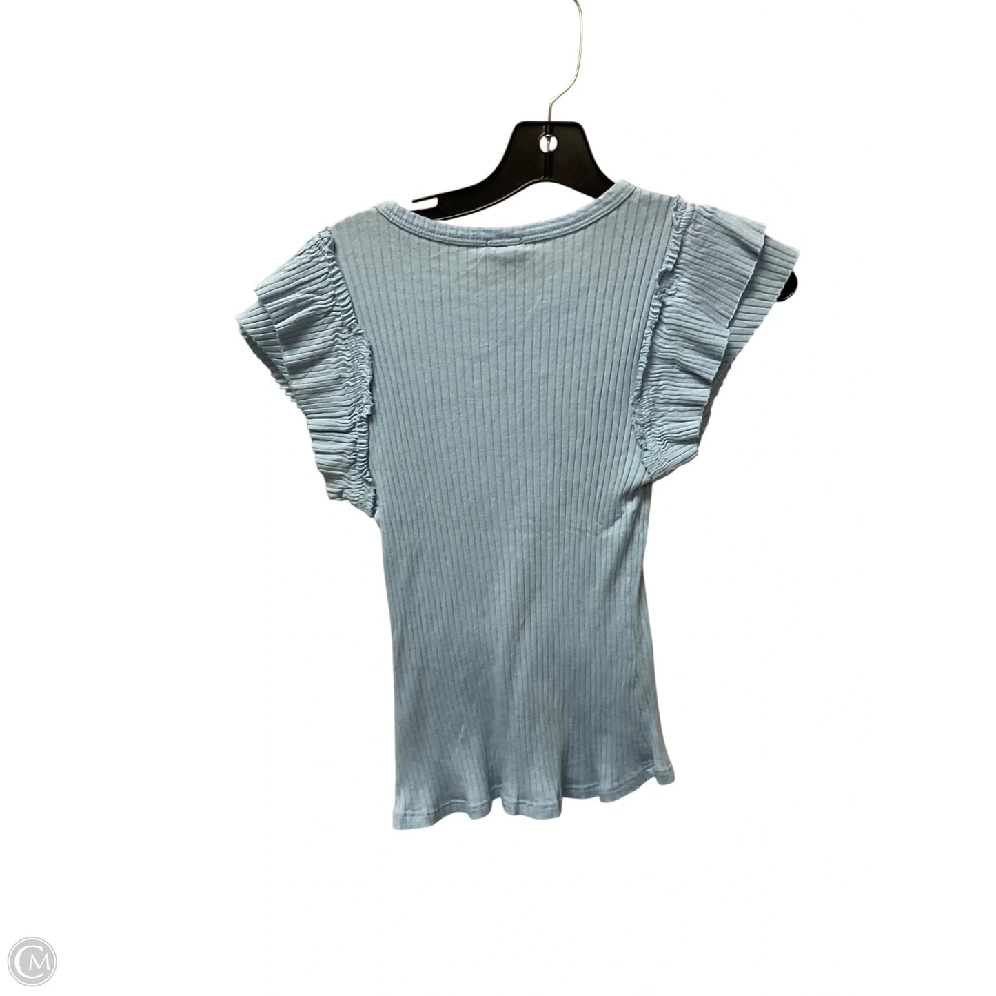 Top Short Sleeve By W5 In Blue, Size: S