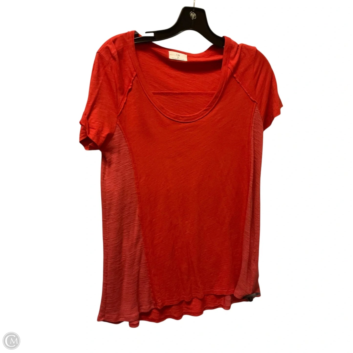 Top Short Sleeve By T.la In Red, Size: S