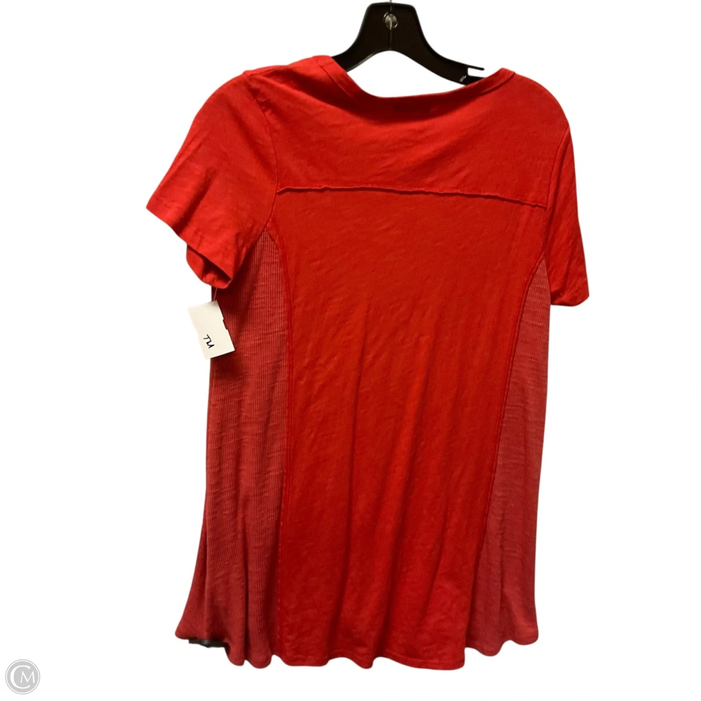 Top Short Sleeve By T.la In Red, Size: S