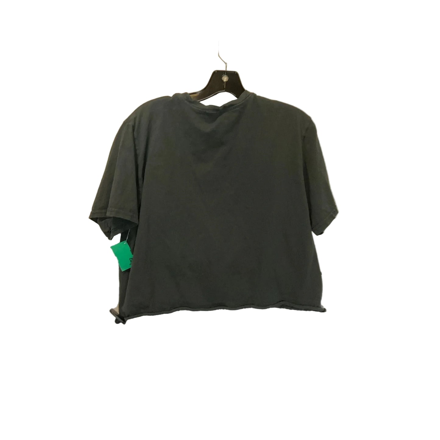 Top Short Sleeve By Zutter In Grey, Size: L