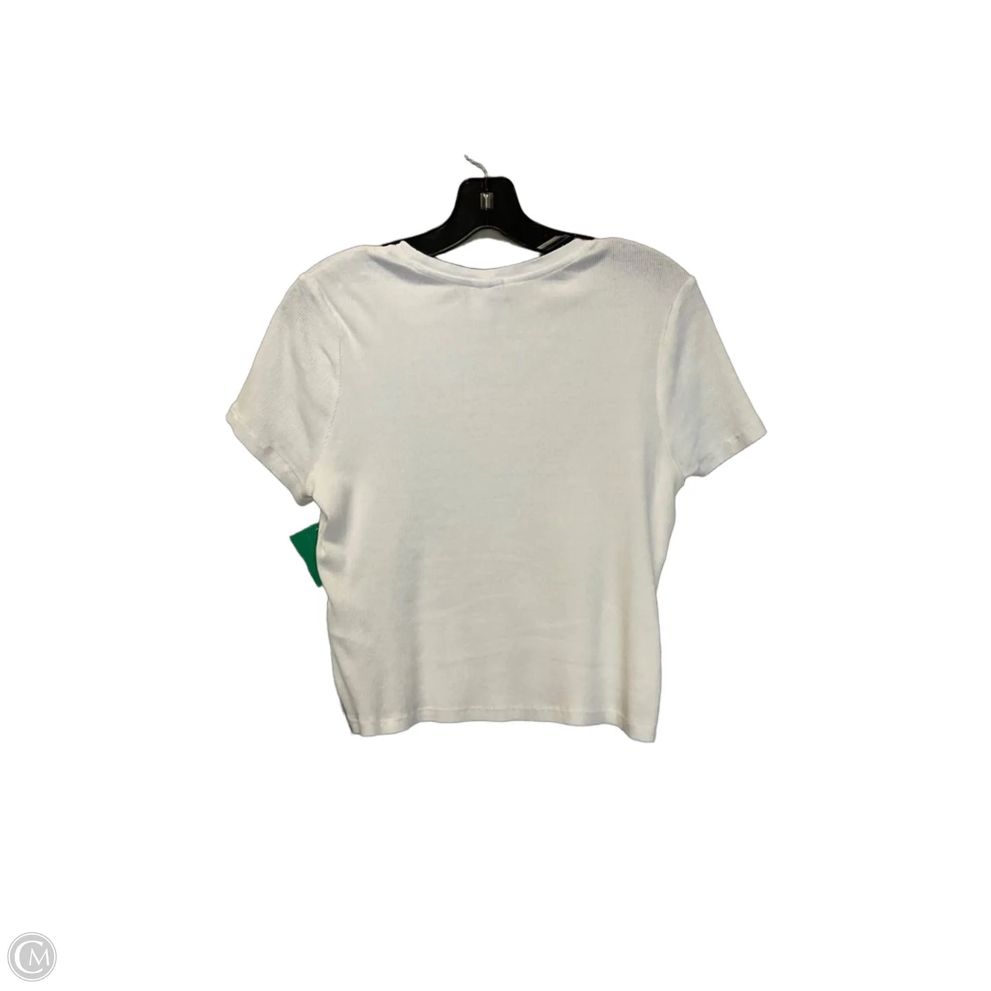 Top Short Sleeve By Divided In White, Size: Xl