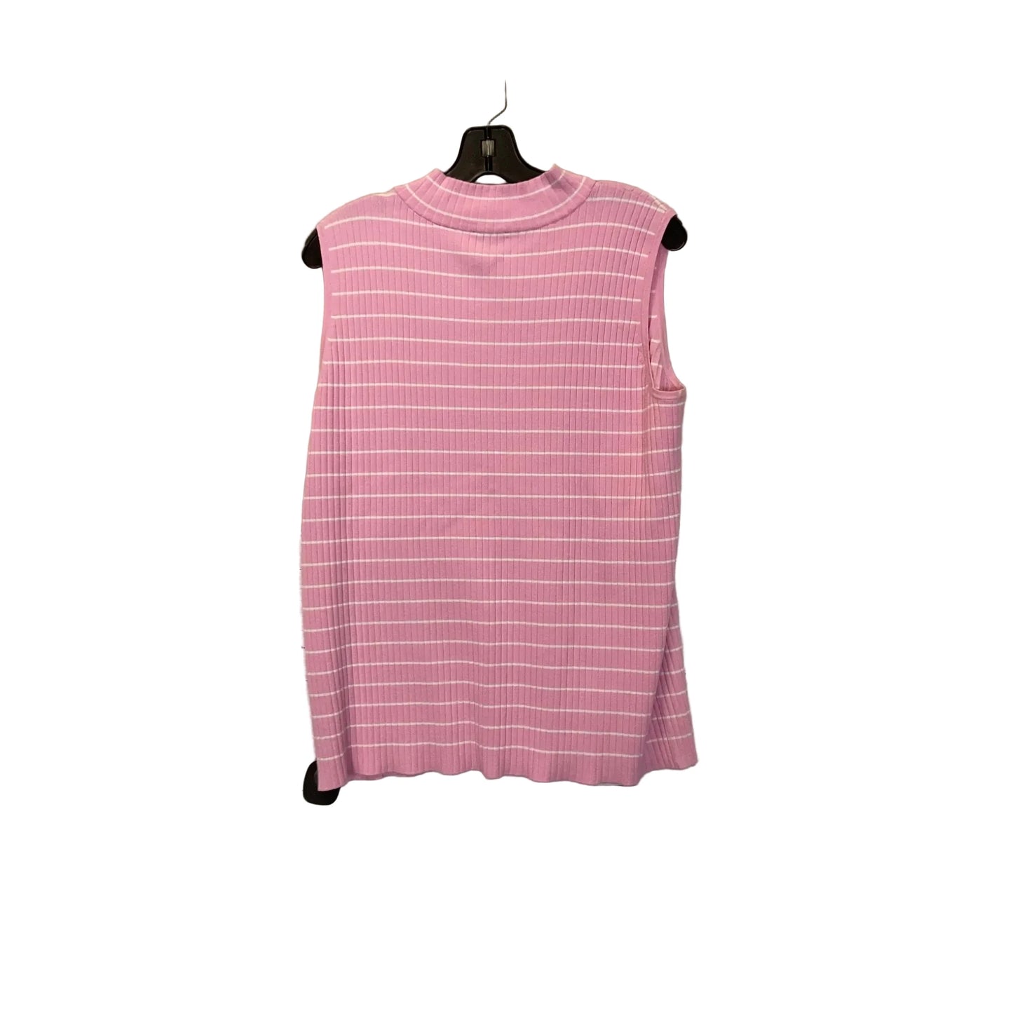 Top Sleeveless By Talbots In Pink, Size: 1x