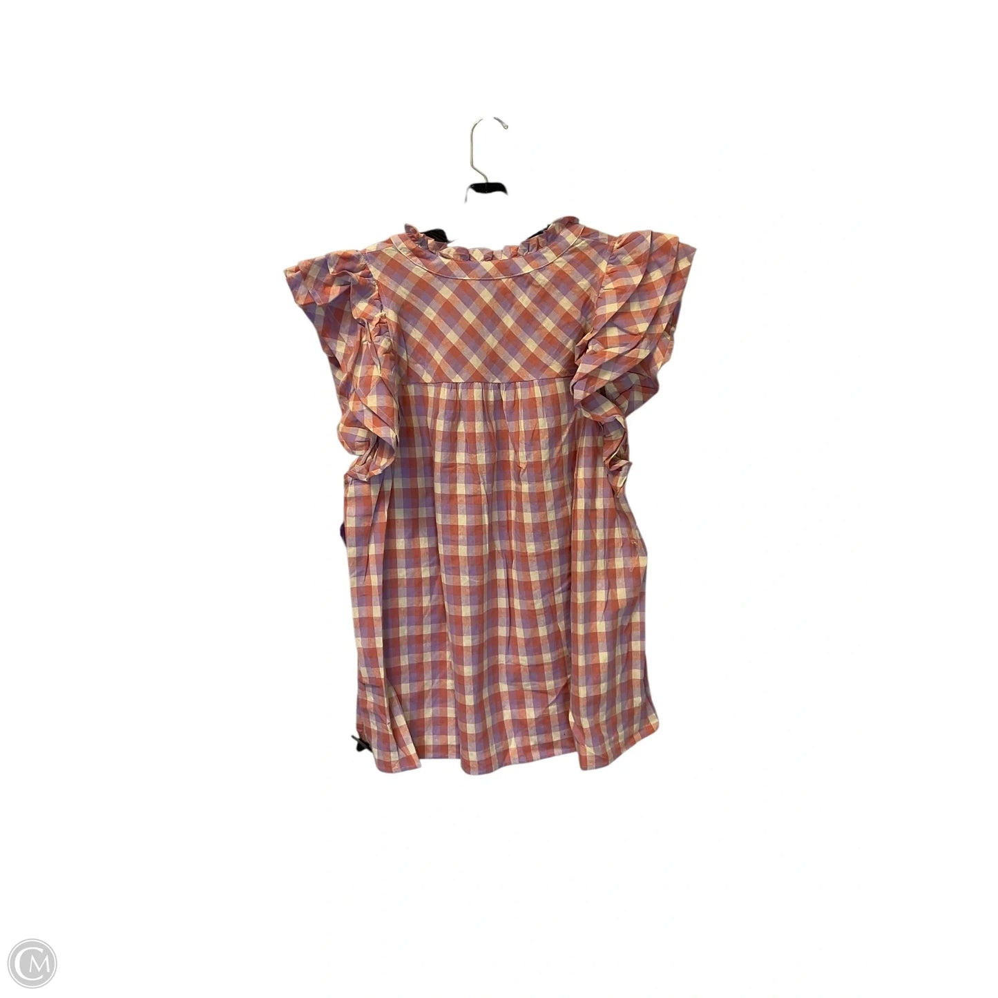 Top Sleeveless By Entro In Pink & Purple, Size: 1x