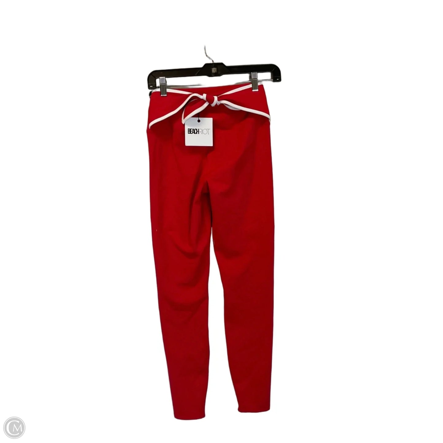 Athletic Leggings By Clothes Mentor In Red, Size: M