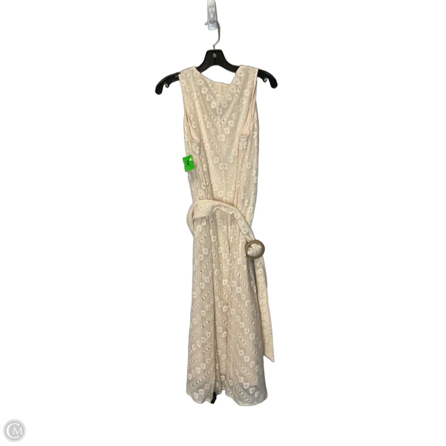 Dress Casual Maxi By Anne Klein In Beige, Size: L