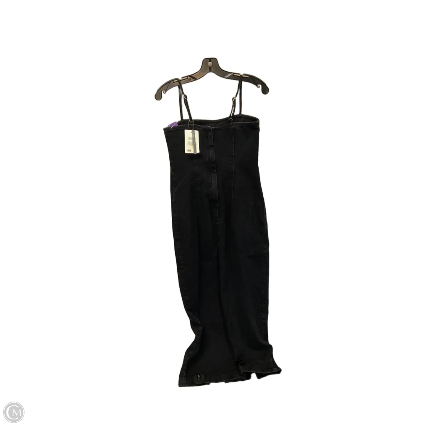 Dress Casual Maxi By Asos In Black Denim, Size: 8