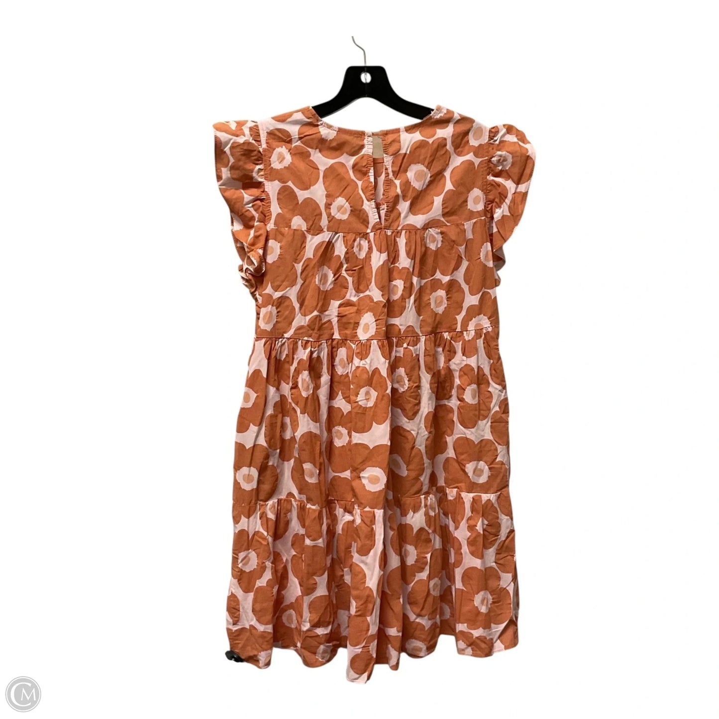 Dress Casual Short By Clothes Mentor In Orange, Size: S