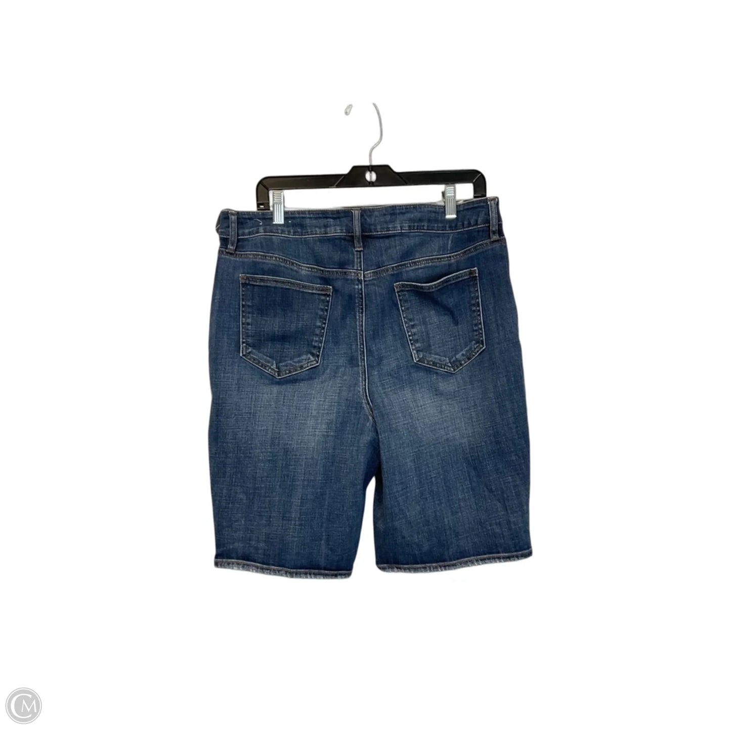 Shorts By Chicos In Blue Denim, Size: 14