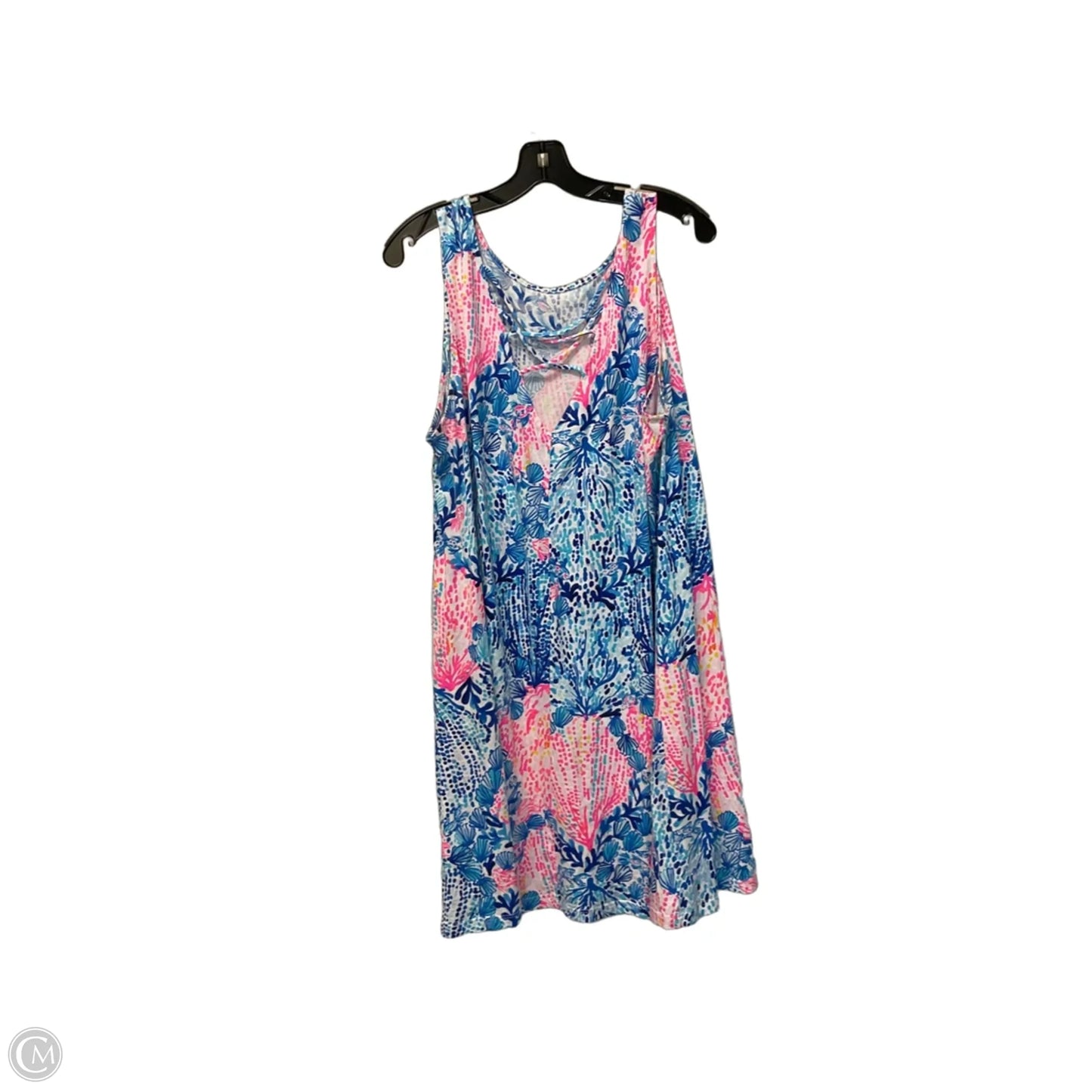 Dress Designer By Lilly Pulitzer In Blue & Pink, Size: Xxl