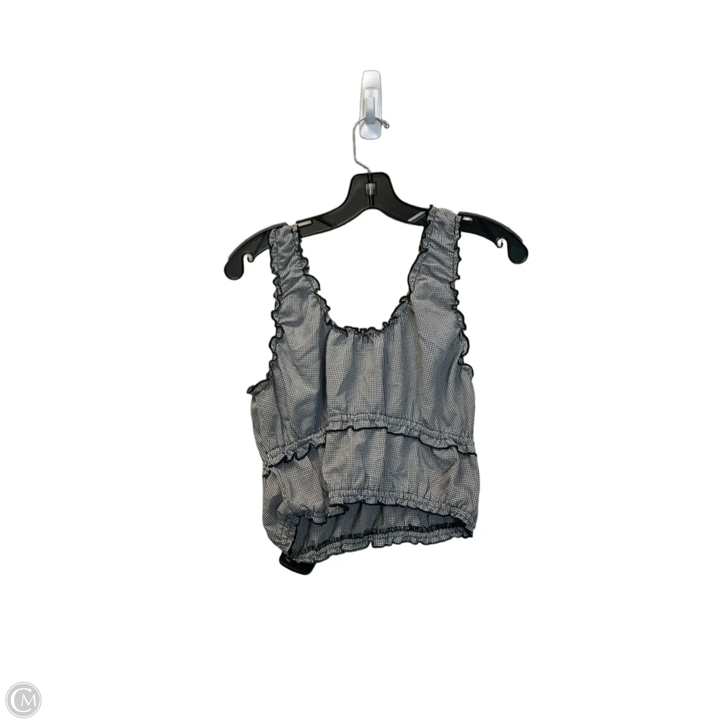 Top Sleeveless By Originality In Black & White, Size: S