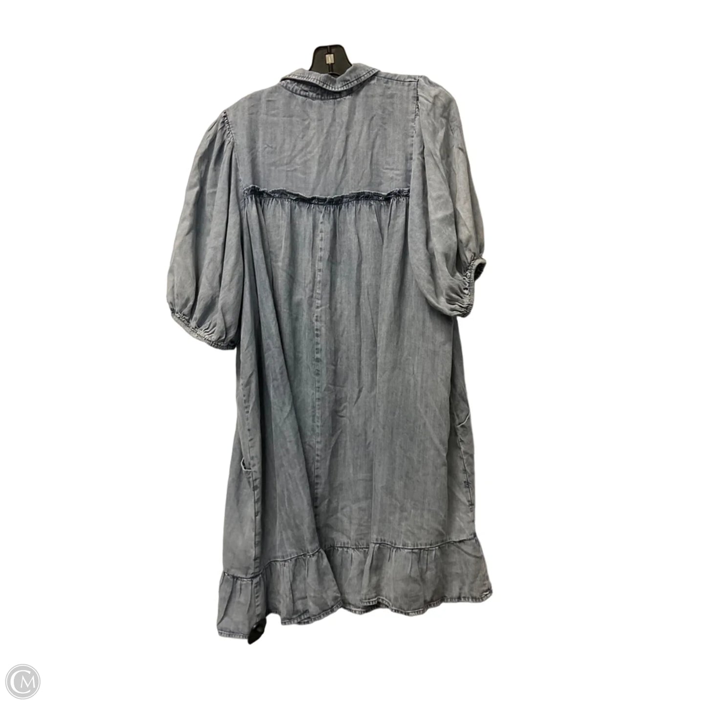Dress Casual Short By Easel In Blue Denim, Size: L