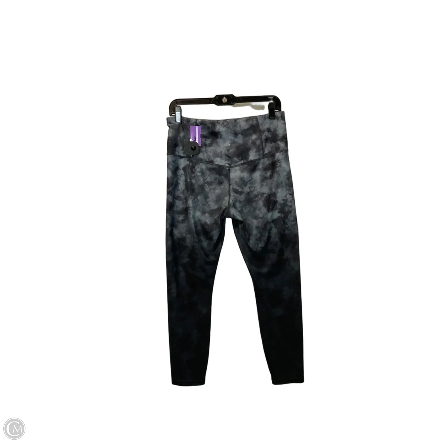 Athletic Leggings By Athleta In Grey, Size: L