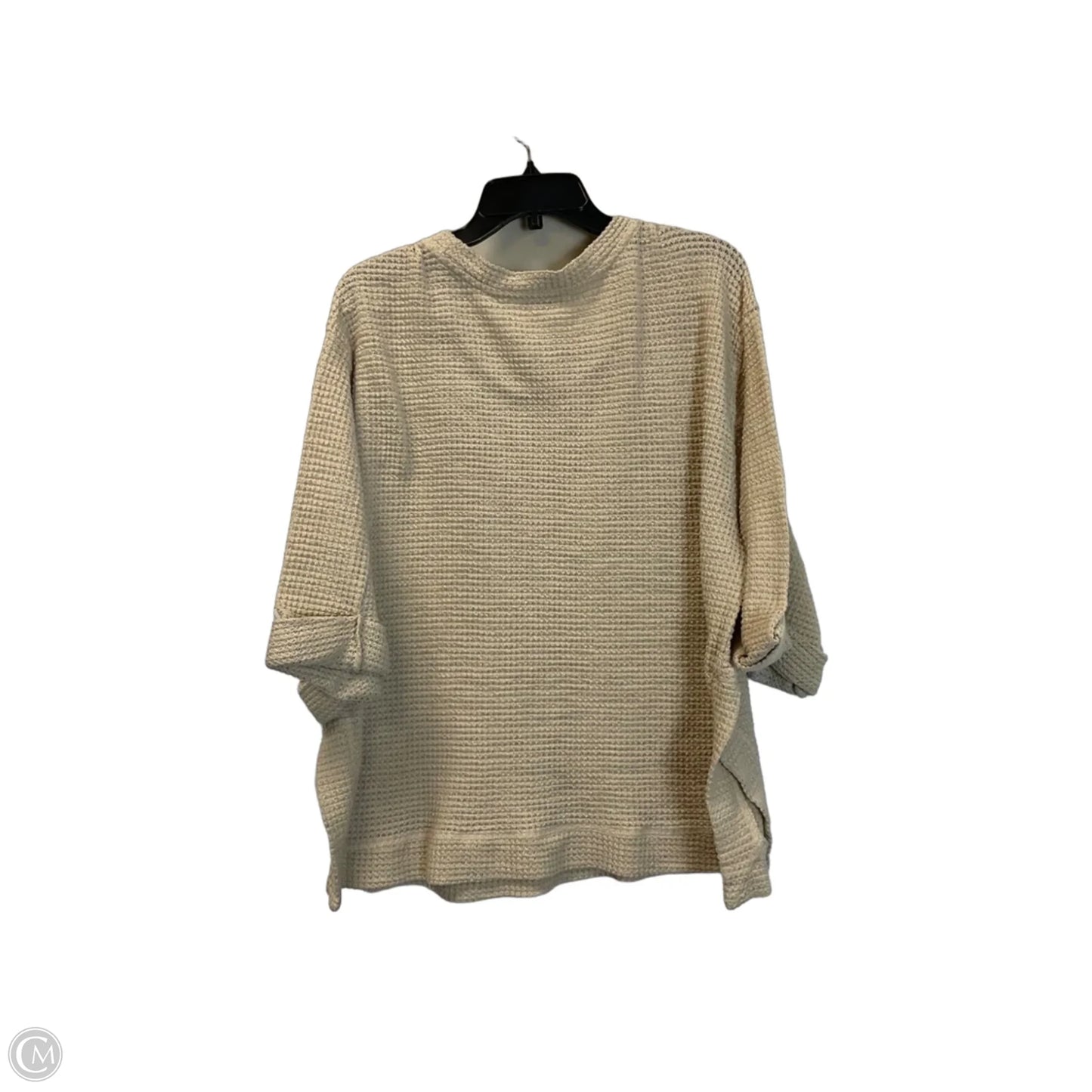 Top 3/4 Sleeve By Umgee In Cream, Size: L
